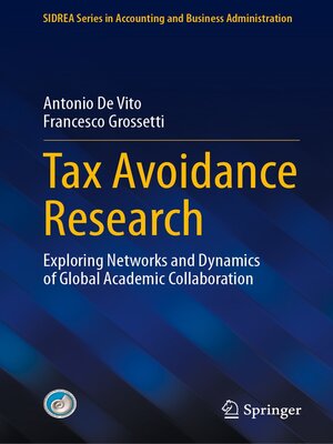 cover image of Tax Avoidance Research